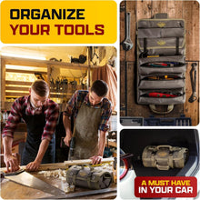 Load image into Gallery viewer, Versatile Tool Roll Organizer - Heavy-Duty Storage for Automotive &amp; Marine Needs