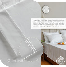 Load image into Gallery viewer, Luxurious 100% Cotton Percale King Size Sheet Set - 8 Pieces, Deep Pocket Design