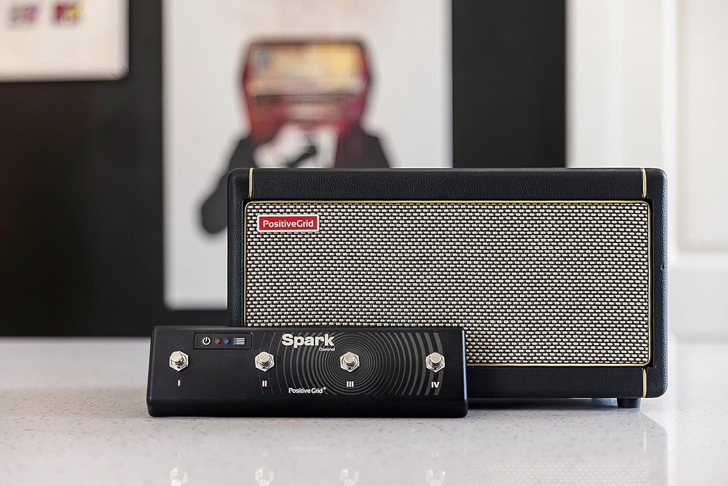 Portable Wireless Guitar Pedal for Spark Amplifiers - Long Battery Life Included