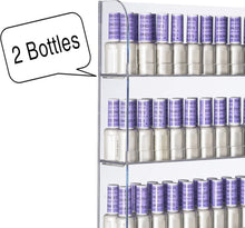 Load image into Gallery viewer, Ultimate Nail Polish Organizer - 6 Tier Acrylic Rack for Wall, Includes Cloth
