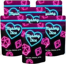 Load image into Gallery viewer, Enchanting Mystery Sweetheart Dice Set - 7 Polyhedral Designs for Game Nights