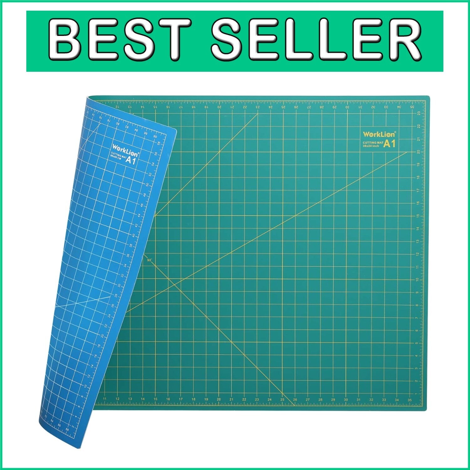 Premium Self-Healing Cutting Board 24" x 36" - Ideal for Artists & Crafters
