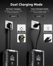 Load image into Gallery viewer, 32A Level 2 Electric Vehicle Charger with Adjustable Current &amp; Safety Features