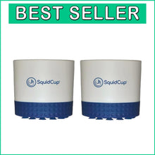 Load image into Gallery viewer, Gray/Navy Non-Tipping Cup Holder with Stabilizers for Boats &amp; RVs - 2 Pack