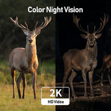 Load image into Gallery viewer, 360° Wireless Solar Security Camera - 2K Color Night Vision, IP65 Waterproof