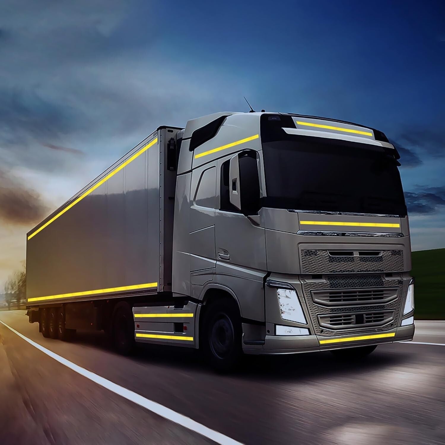 Durable Yellow Reflective Adhesive Tape - 3 Inch x 66 Feet for Versatile Use