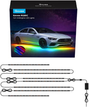 Load image into Gallery viewer, Stylish RGBIC Underglow Lights – 8 LED Strips with Music Sync for Cars &amp; Trucks
