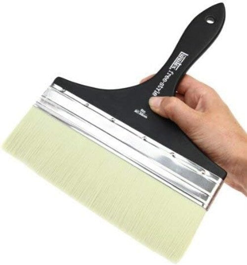 Durable 8'' Broad Flat Brush with Ergonomic Handle - Perfect for Large Surfaces