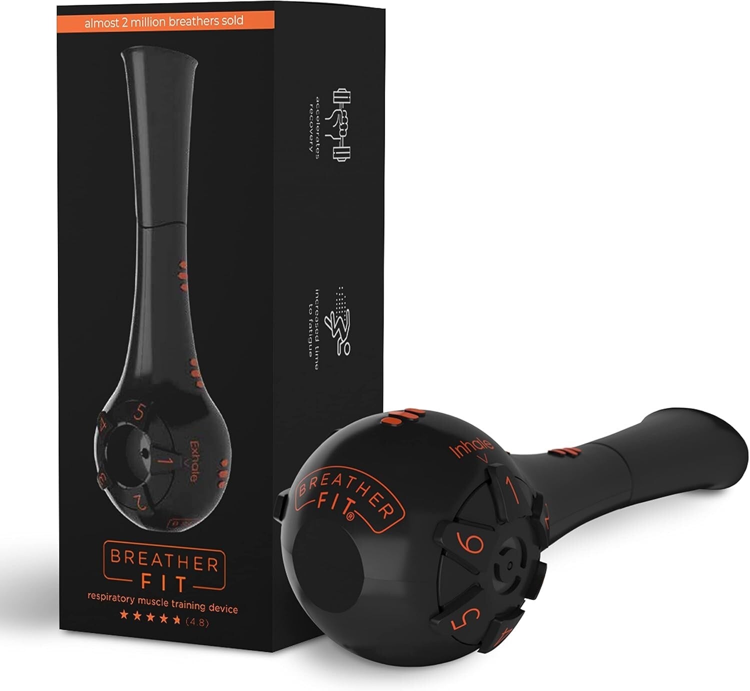 Lightweight Breathing Trainer - Fitness & Wellness Tool Without Ongoing Costs