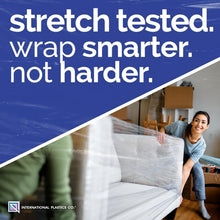 Load image into Gallery viewer, Commercial Quality 18" Stretch Film - 1500 Feet Clear, 4-Pack for Heavy Loads