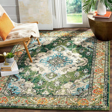 Load image into Gallery viewer, Bohemian Chic Area Rug 6'7" x 9'2" - Distressed Design, Kid &amp; Pet Friendly