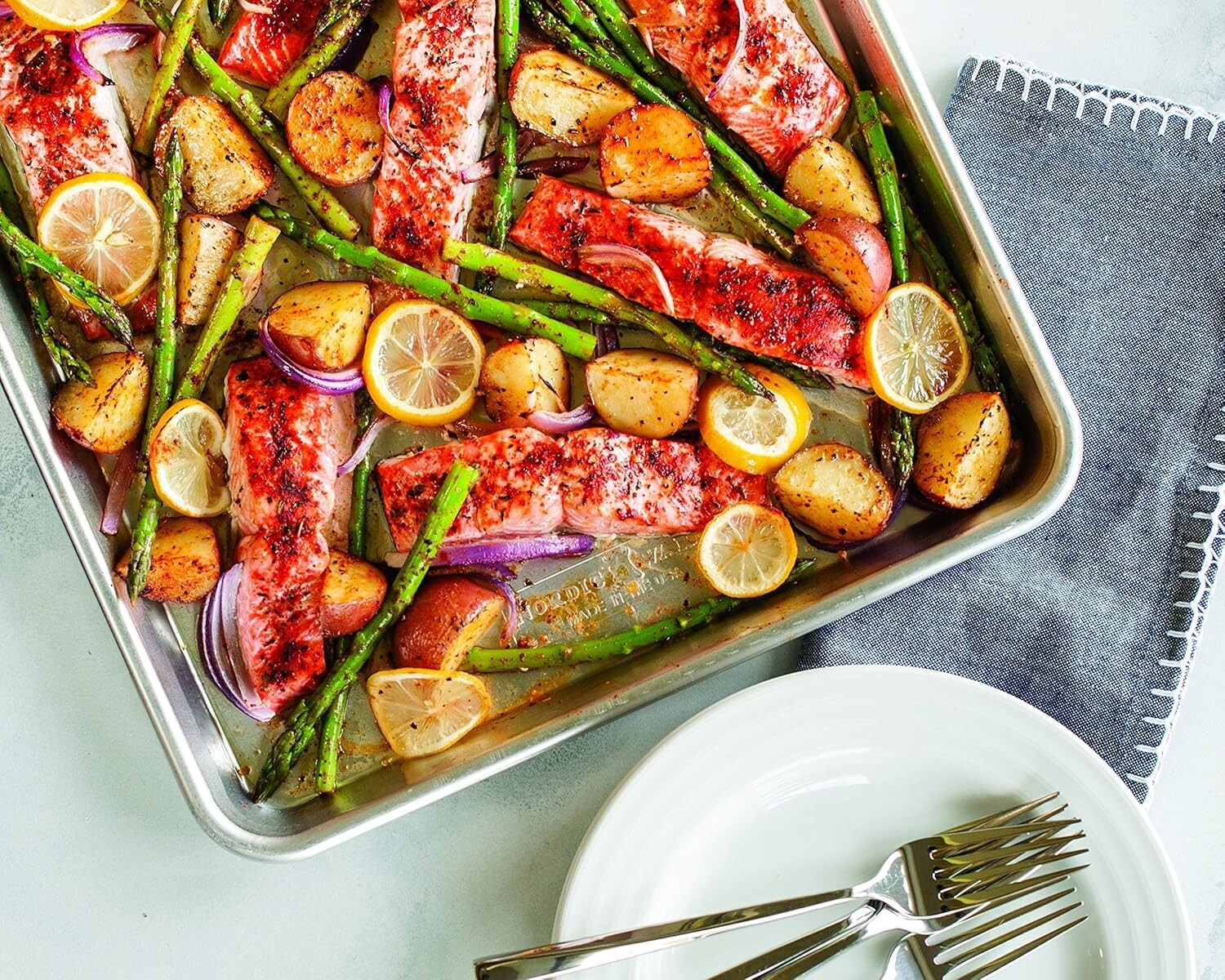 Naturals Extra-Large Baking Sheet Set - 2 Pack Aluminum Bakeware, 21''x15''