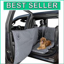 Load image into Gallery viewer, Patented Waterproof Truck Dog Cover with Split Seat Design - Hassle-Free Travel