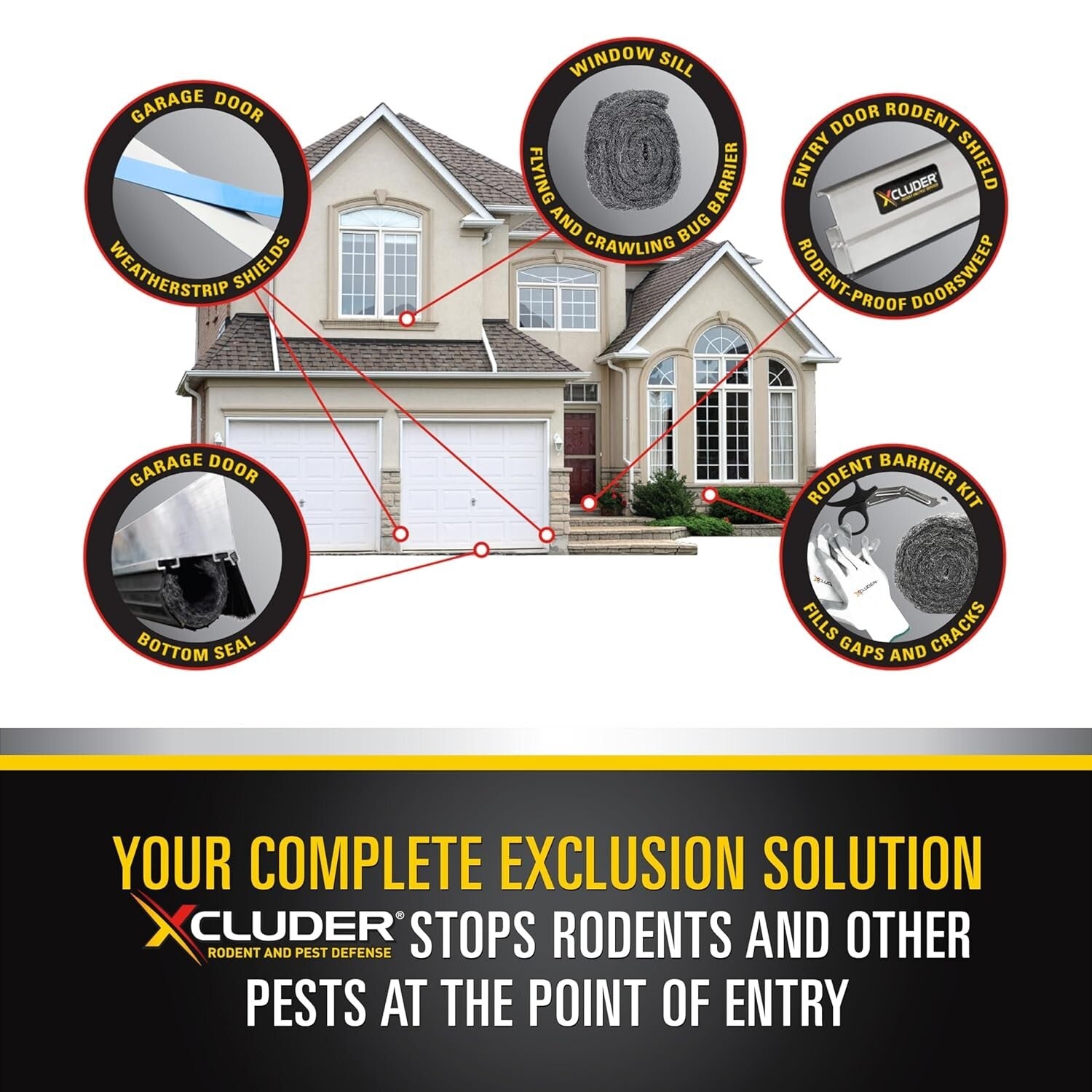 36-Inch Rodent Proof Door Sweep - Effective Pest Prevention & Weather Seal
