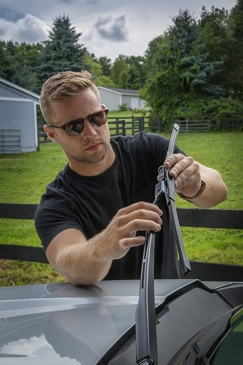 Premium 3-Piece Windshield Wiper Blades for 2015-2020 Chevy Tahoe/Suburban/Yukon