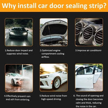 Load image into Gallery viewer, Flexible 50FT Car Door Trim Seal Gasket - Noise &amp; Dust Protection for Vehicles