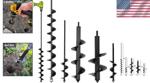 Load image into Gallery viewer, Heavy Duty 5-Piece Garden Auger Set - Perfect for Tough Soil and Easy Digging