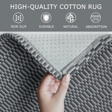 Load image into Gallery viewer, Comfort &amp; Safety: Charcoal 3' x 16' Non-Slip Runner Rug for Hallway &amp; Kitchen
