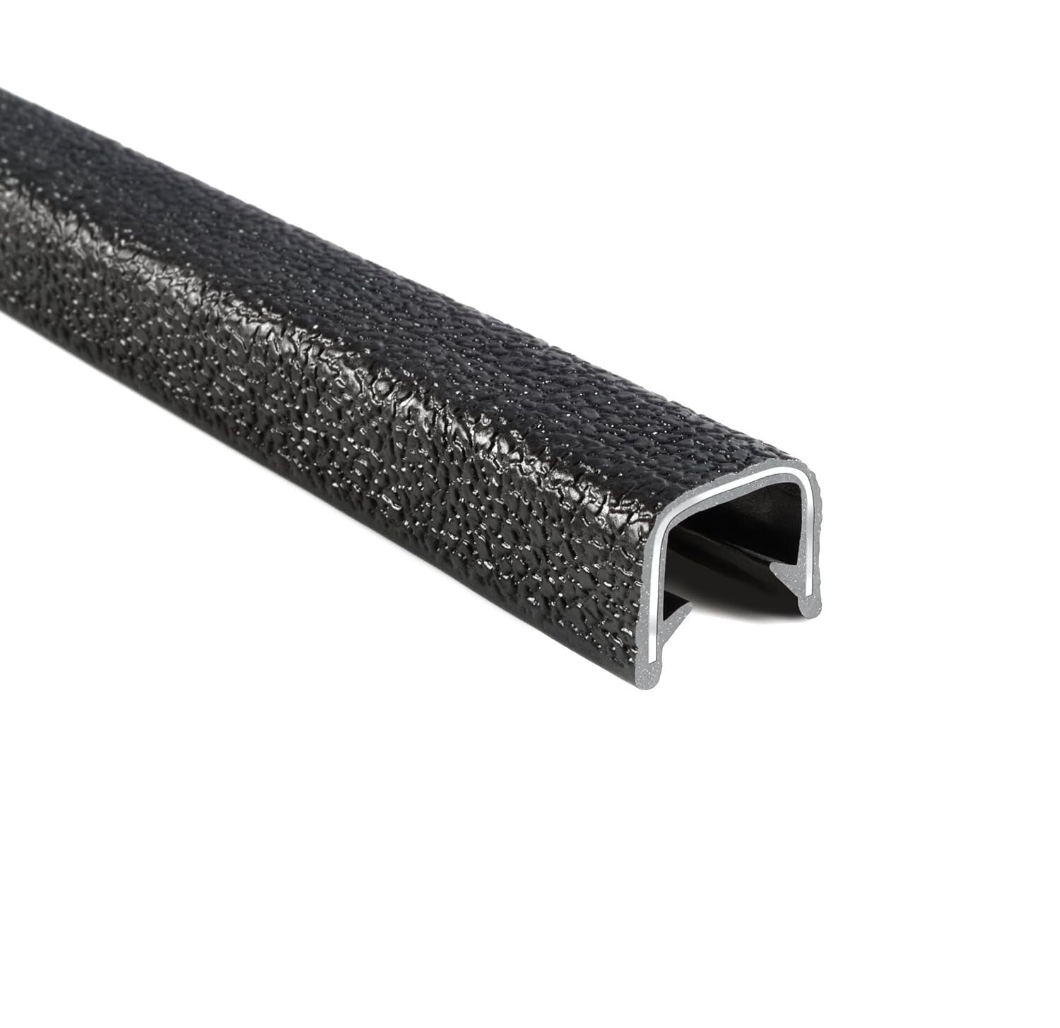 Versatile Black Edge Trim for Marine & Auto - 25' Flexible PVC Installation