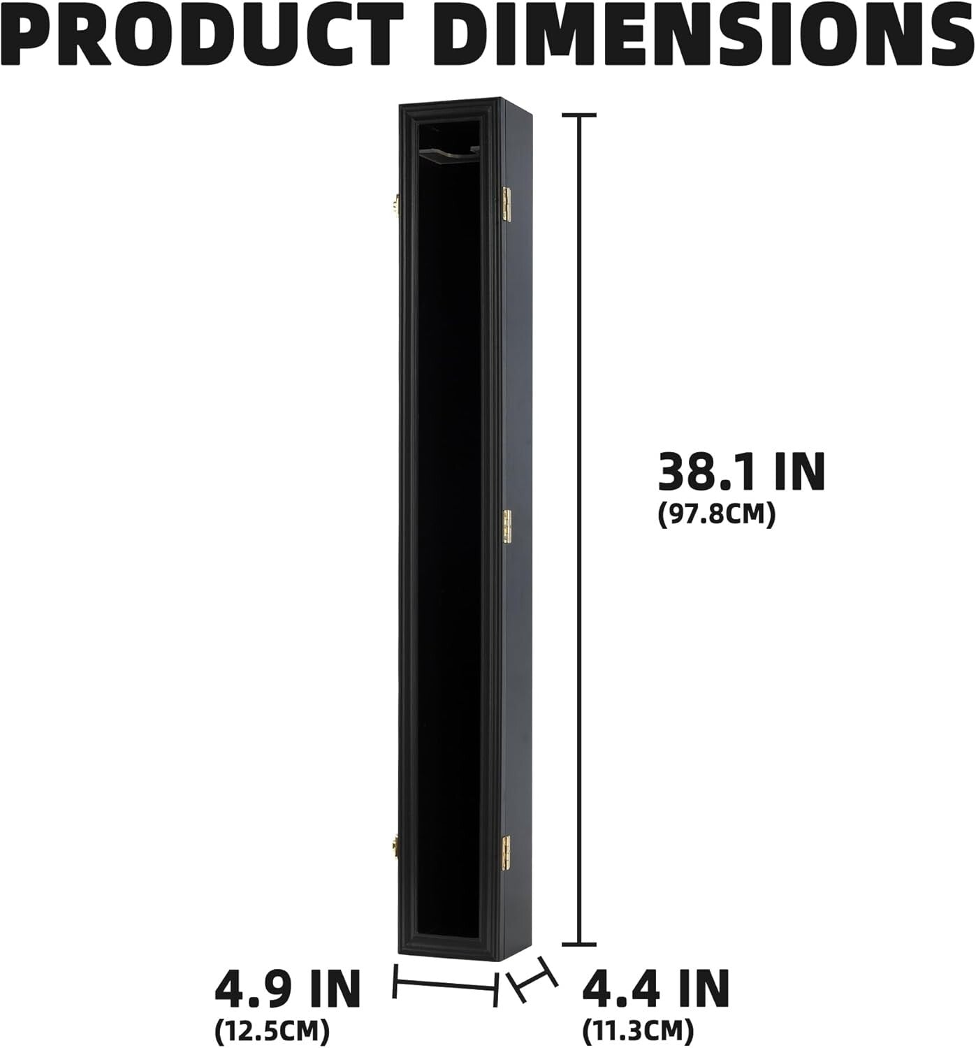 Ultra Clear Acrylic Baseball Bat Holder with Lock - Beechwood Frame Display Case