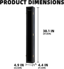 Load image into Gallery viewer, Ultra Clear Acrylic Baseball Bat Holder with Lock - Beechwood Frame Display Case