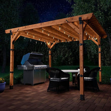 Load image into Gallery viewer, Galvanized Steel 6x6 Post Base with Hardware - Ideal for Pergolas and Decks