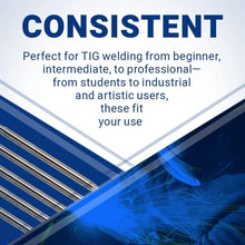 Load image into Gallery viewer, Premium 2% Thoriated Tungsten Electrodes - Ideal for All Skill Levels in Welding