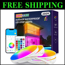 Load image into Gallery viewer, Multicolor Waterproof LED Rope Lights - App Control &amp; Music Sync for Outdoor Fun