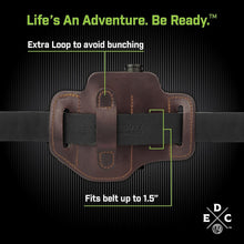 Load image into Gallery viewer, Compact &amp; Durable Leather Multitool Holster with Snap Closure - Perfect for EDC