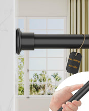 Load image into Gallery viewer, Innovative Spring Loaded Adjustable Tension Curtain Rod for Windows &amp; Showers