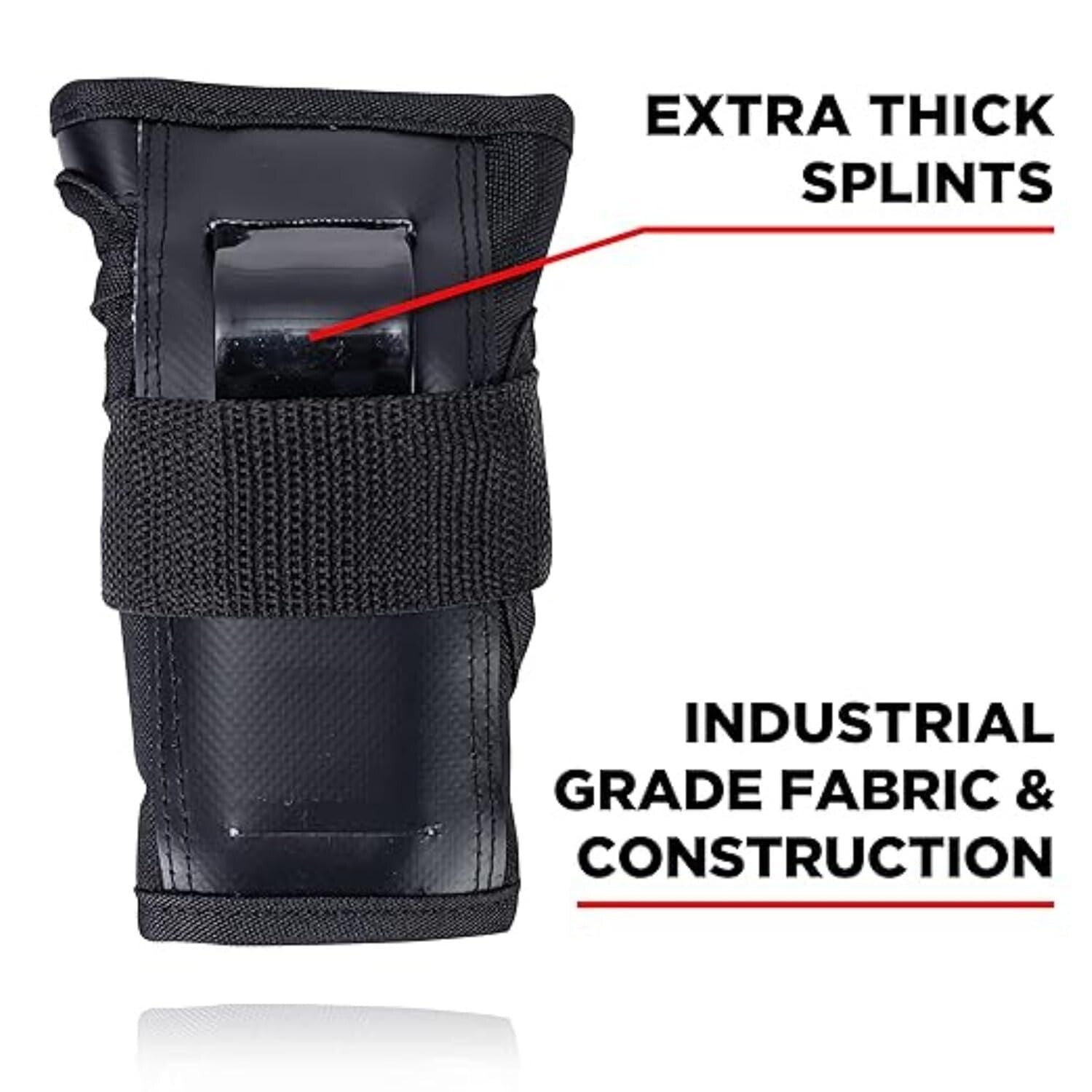 Premium Six Pack Pad Set - Knee Pads, Elbow Pads & Wrist Guards for Skating