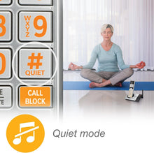 Load image into Gallery viewer, Cordless Phone Set with Digital Answering Machine &amp; Caller ID Announcer - Silver