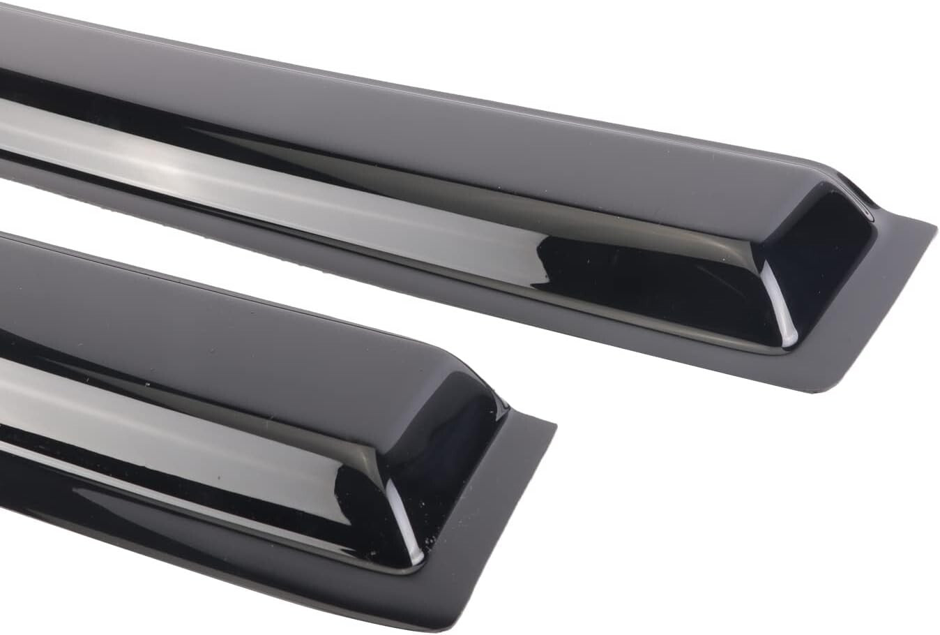 Black Acrylic Window Visors for 2009-2014 Dodge Ram 1500/2500/3500 - Set of 4