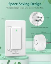 Load image into Gallery viewer, Portable Wireless Remote Outlet with Safety Features - 2 Outlets, 4000V Surge
