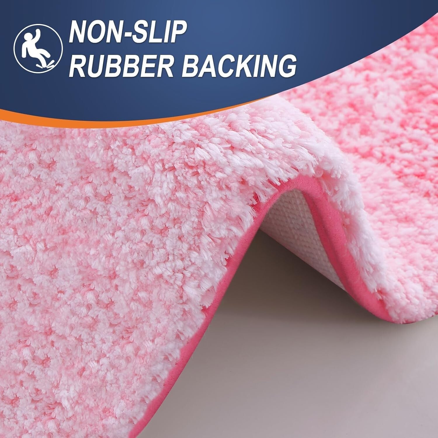 Versatile Pink Bathroom Runner 59x20 - Soft, Quick Dry, and Stylish for Any Room