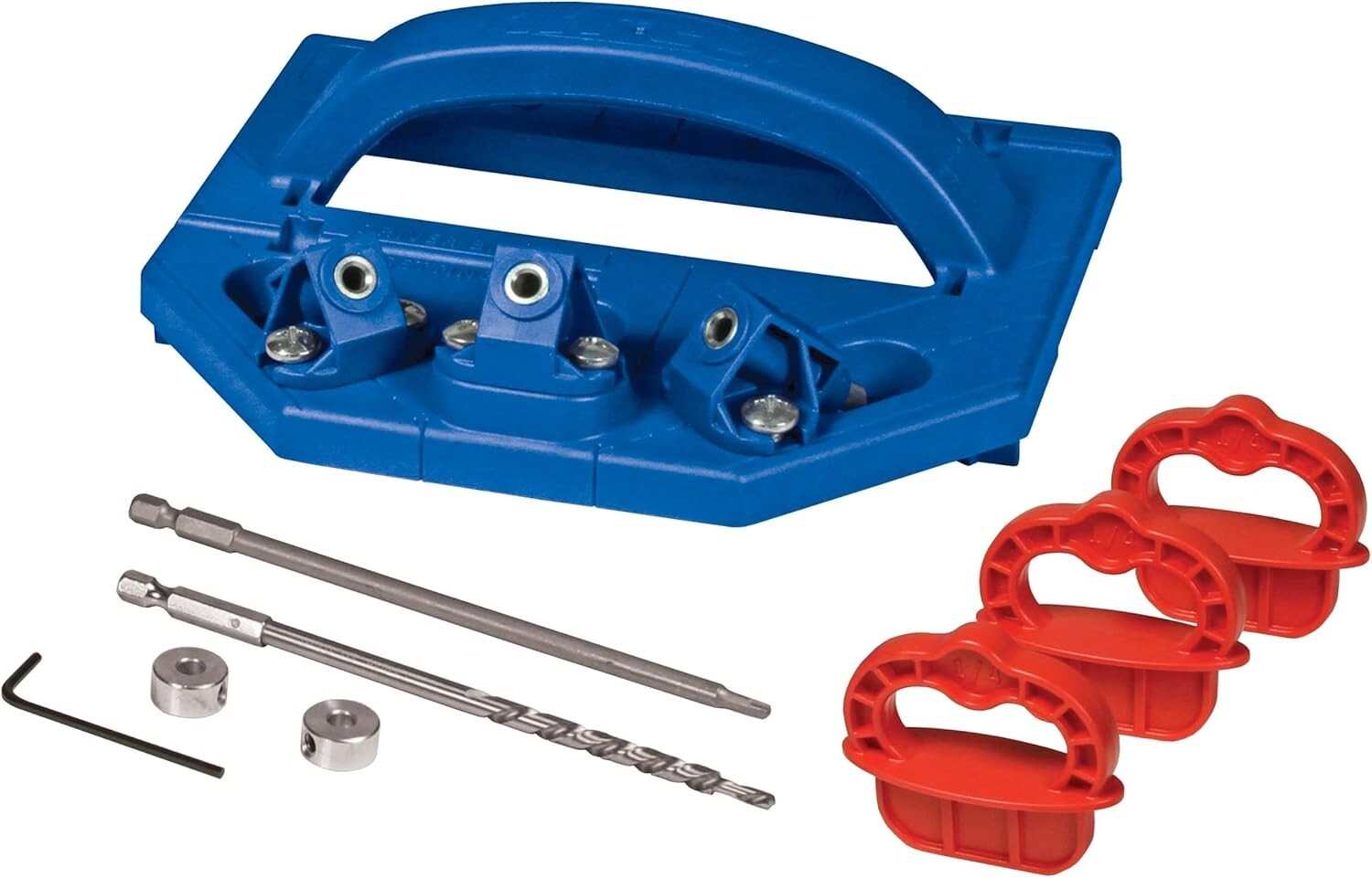 Accurate Deck Jig Tool Set with Drill Bits & Spacer Rings for Outdoor Projects