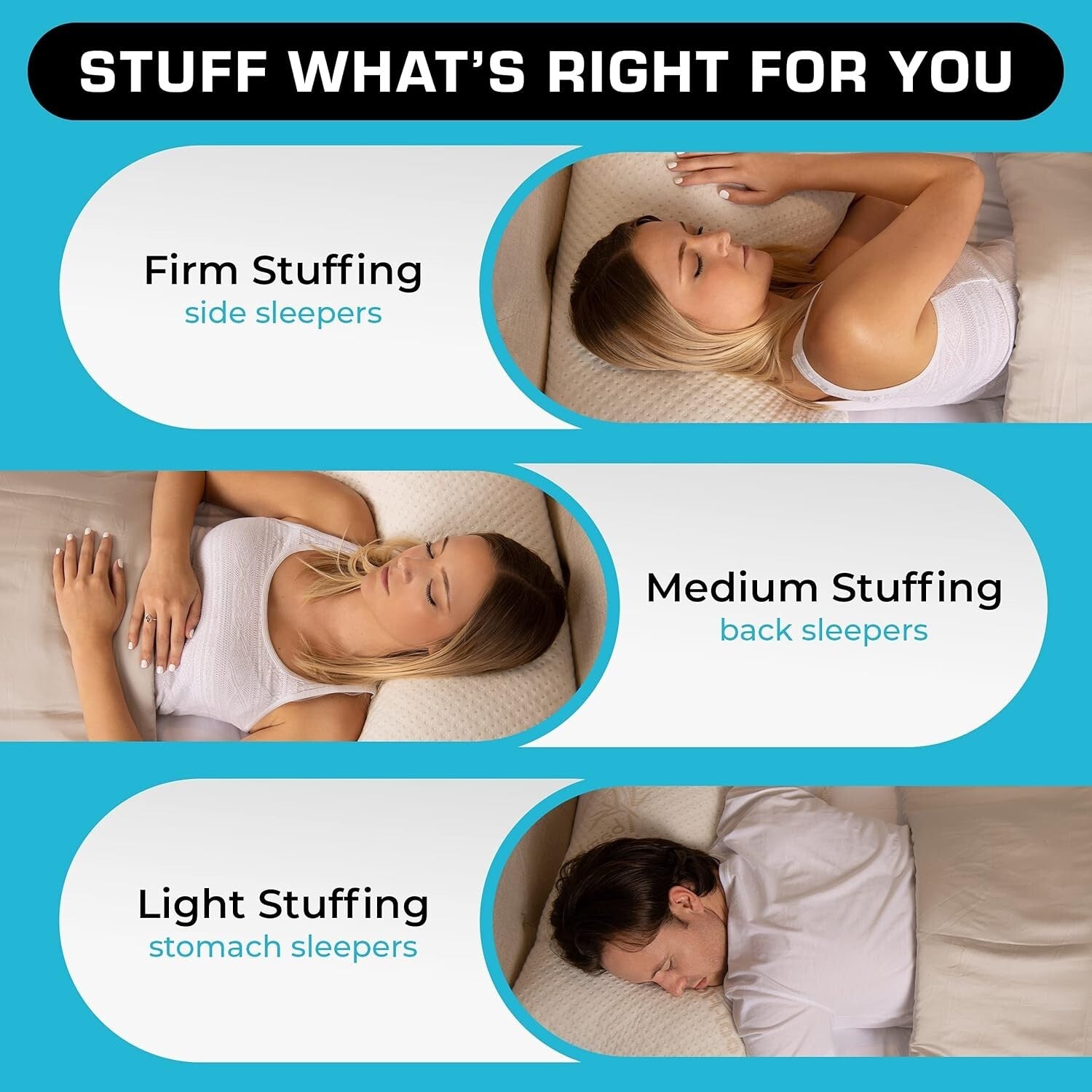 2-Pack Premium King Pillows with Cooling Cover - Ideal for All Sleep Positions