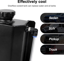 Load image into Gallery viewer, Performance-Driven 2L Aluminum Coolant Expansion Tank for Optimal Engine Cooling