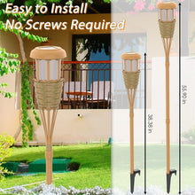 Load image into Gallery viewer, Energy Efficient Solar Torch Lights with Realistic Flickering Flame - 6 Pack