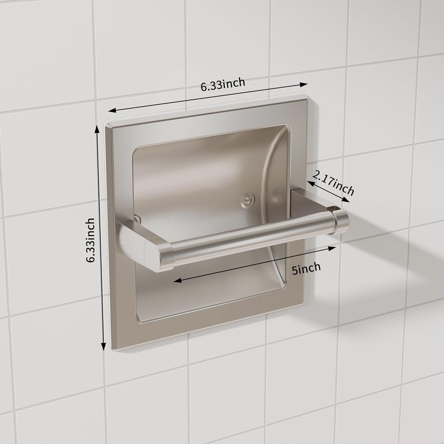 Durable Stainless Steel Toilet Paper Holders - 2-Pack, Rust-Proof & Chic Design