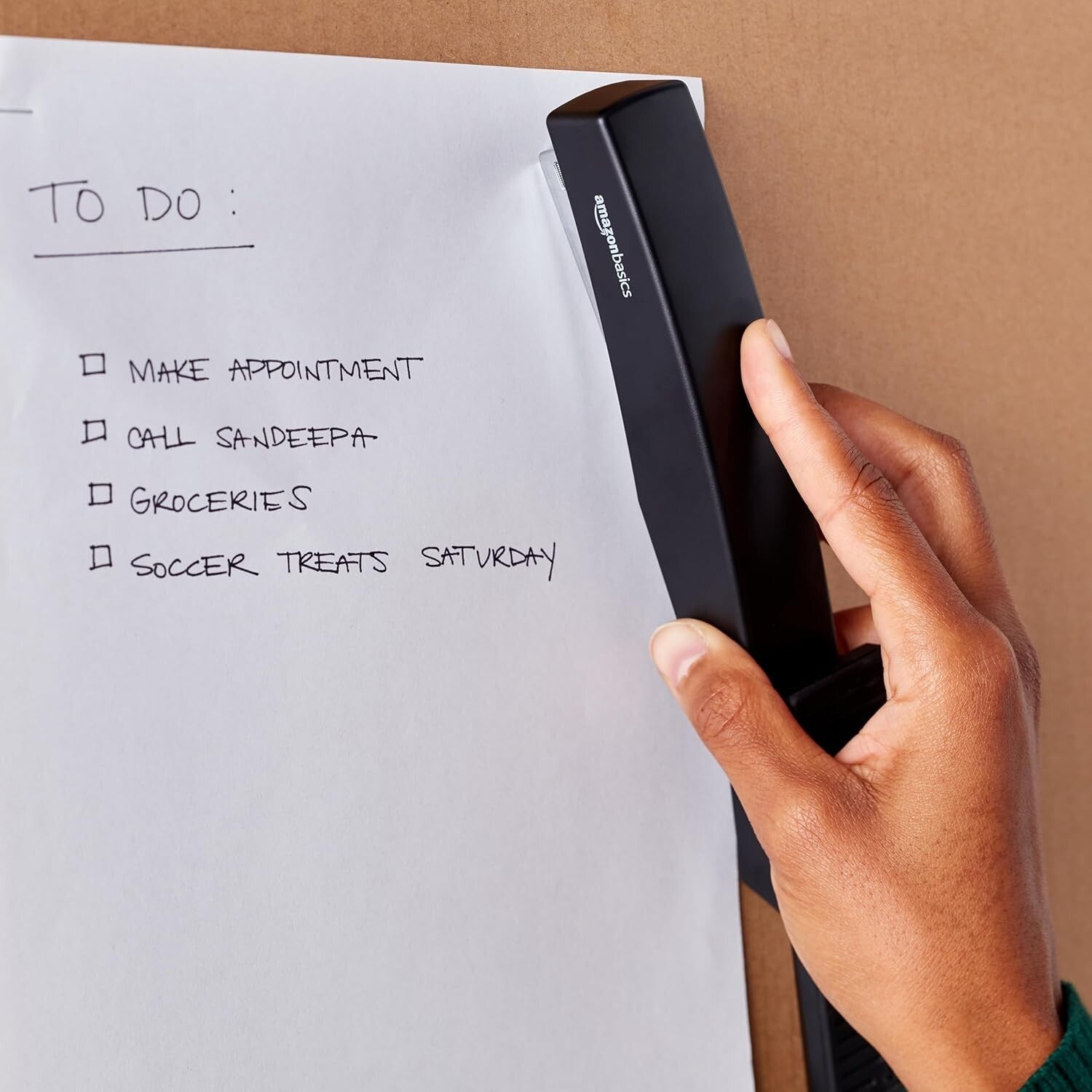 Durable Office Staplers - 25 Sheet Capacity with Non-Slip Base & 1000 Staples