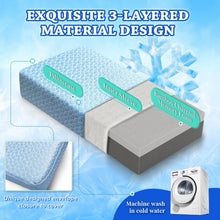 Load image into Gallery viewer, Cooling Cube Memory Foam Pillow - Adjustable Firmness, Perfect for Side Sleepers