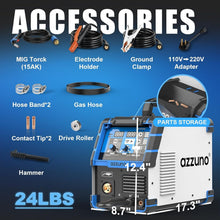 Load image into Gallery viewer, Lightweight 200A MIG Welder Dual Voltage - Powerful 4-in-1 Welding Solution