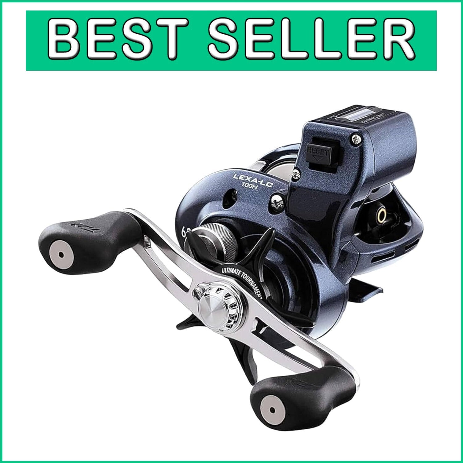 Cut-Away Power Handle Lexa 100 Fishing Reel - Perfect for Spinning & Casting