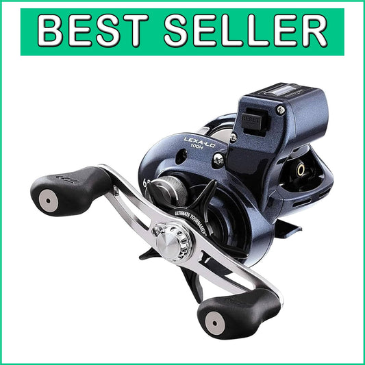 Cut-Away Power Handle Lexa 100 Fishing Reel - Perfect for Spinning & Casting