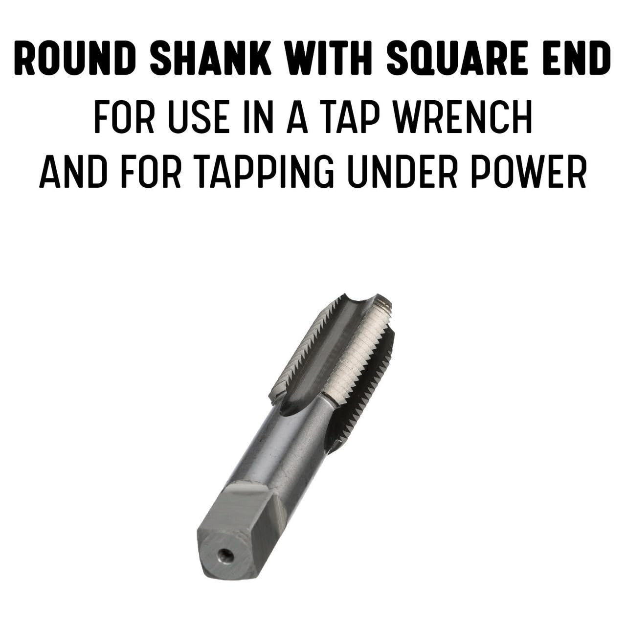 1-3/8"-12 Carbon Steel Taper Tap - Essential Tool for Thread Restoration