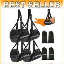 Load image into Gallery viewer, Ultimate Air Travel Footrest Kit – Memory Foam Hammocks for Every Traveler