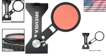 Load image into Gallery viewer, Enhance Your Underwater Photography with 67mm Red &amp; Purple Filter Clamp Set