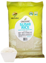 Load image into Gallery viewer, 12 Pounds of Organic California Sushi Rice - USDA/CCOF Certified and Gluten-Free