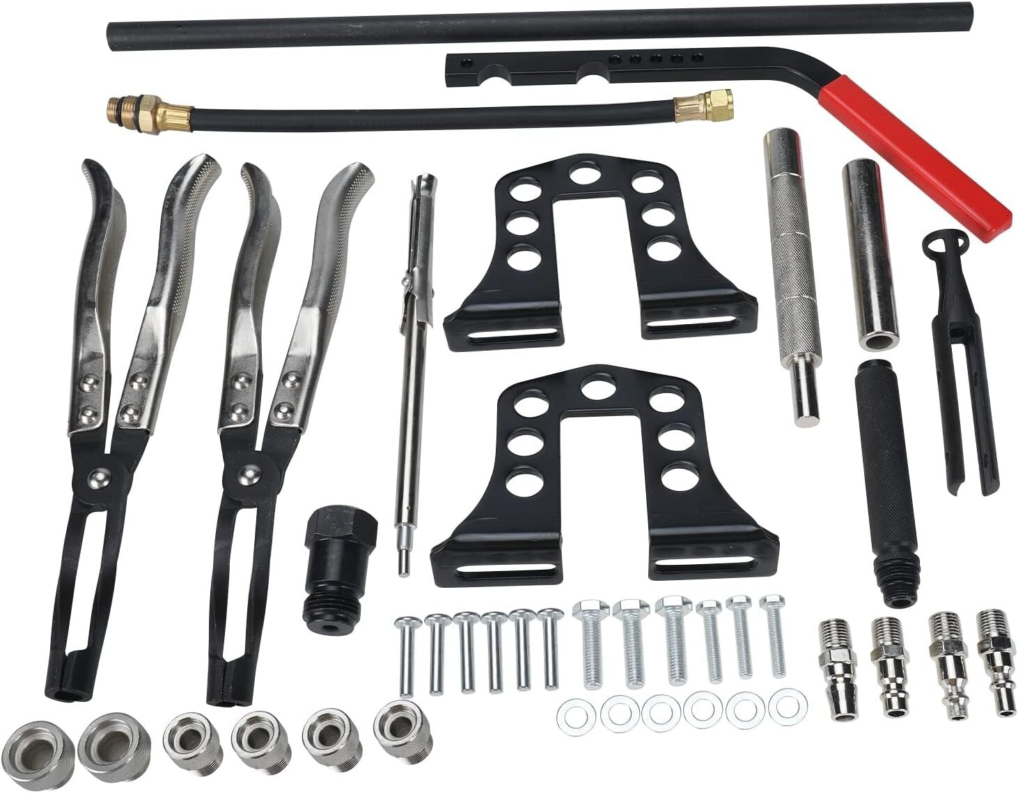 Universal Valve Spring Compressor for OHV/OHC Engines - Heavy-Duty Tool Kit